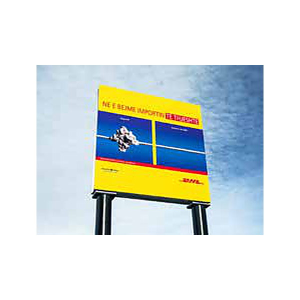 Billboard për fushatë logjistike